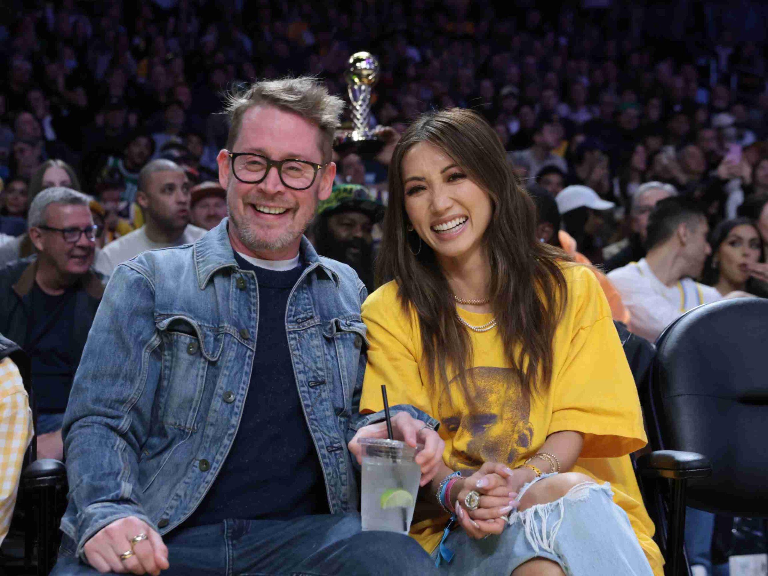 Brenda Song and Macaulay Culkin 
