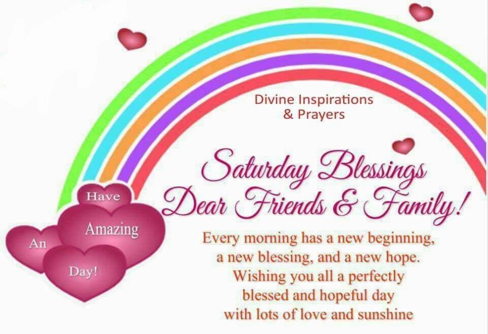 Saturday Blessings and Prayers